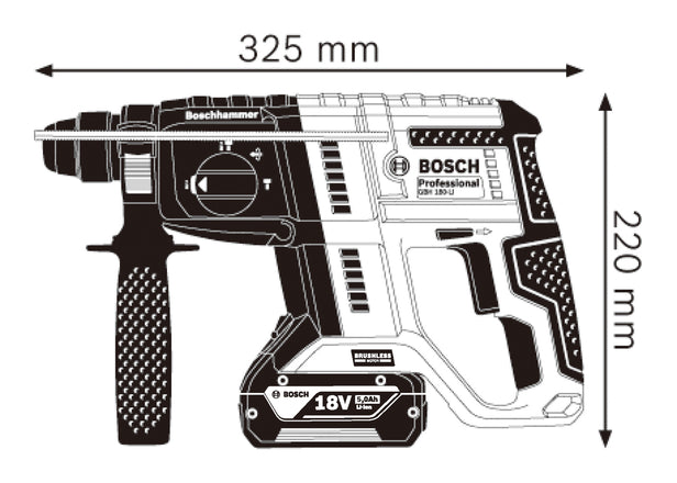 Cordless Rotary Hammer with SDS plus GBH 180-LI