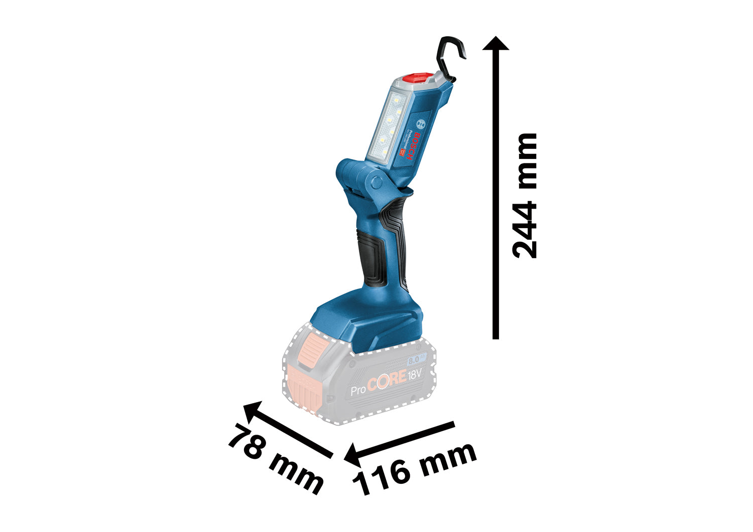 Cordless Jobsite Light GLI 18V-300