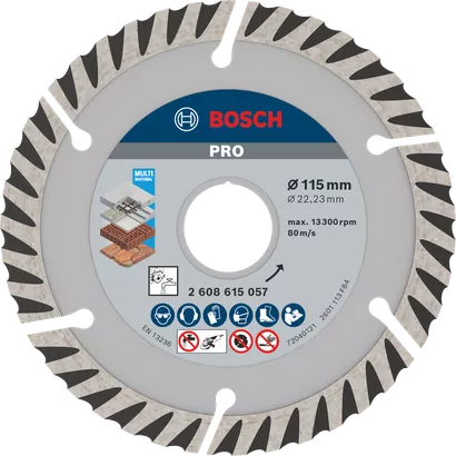 PRO Multi Material Diamond Cutting Disc 115x22.23 (115 / 22.23 / 2)