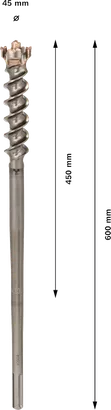 PRO SDS max Break Through Drill Bit (450 / 600)