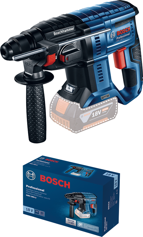 Cordless Rotary Hammer with SDS plus GBH 180-LI